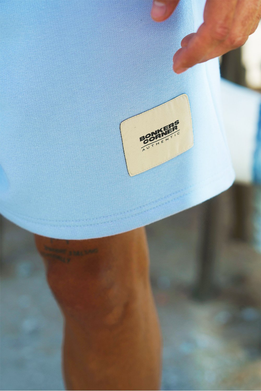 Sky Blue Heavyweight Lounge Shorts